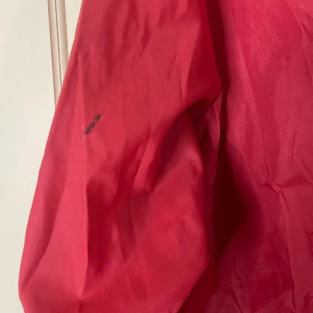 Vintage L.L. Bean Light Windbreaker Jacket Aspen Anorak Size XL Red Pack able